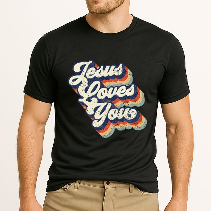 Jesus Loves You Cooling Performance Crew T-Shirt