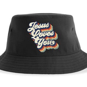 Jesus Loves You Sustainable Bucket Hat