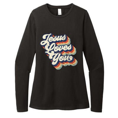 Jesus Loves You Womens CVC Long Sleeve Shirt