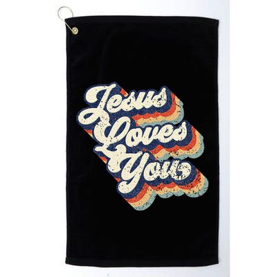 Jesus Loves You Golf Towel