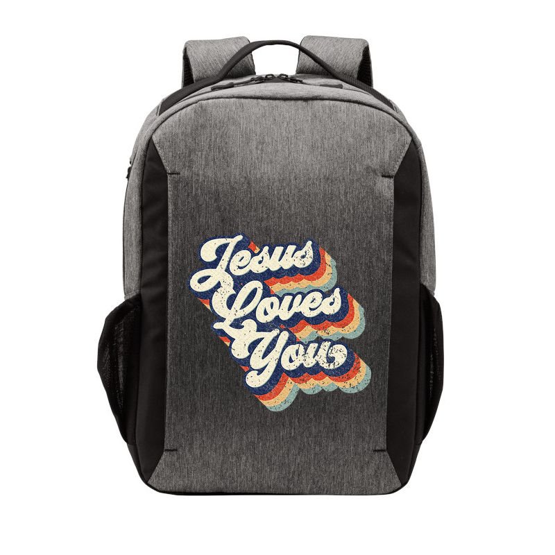 Jesus Loves You Vector Backpack