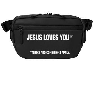 Jesus Loves You Terms And Conditions Apply Atheism Atheist Crossbody Pack