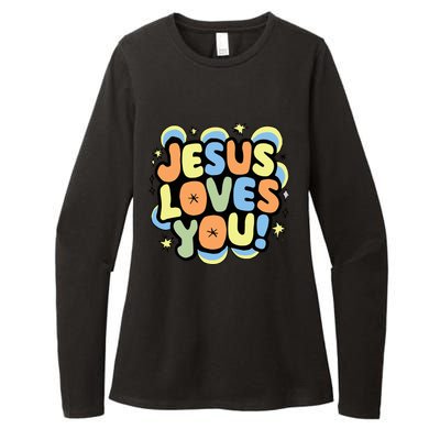 Jesus Loves You Lord Christian Faith Bible Christianity Womens CVC Long Sleeve Shirt