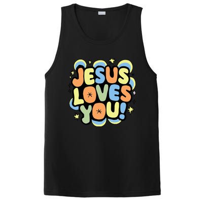 Jesus Loves You Lord Christian Faith Bible Christianity PosiCharge Competitor Tank