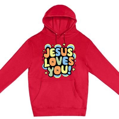 Jesus Loves You Lord Christian Faith Bible Christianity Premium Pullover Hoodie