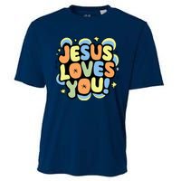 Jesus Loves You Lord Christian Faith Bible Christianity Cooling Performance Crew T-Shirt