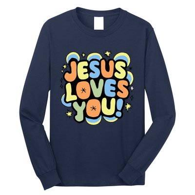 Jesus Loves You Lord Christian Faith Bible Christianity Long Sleeve Shirt