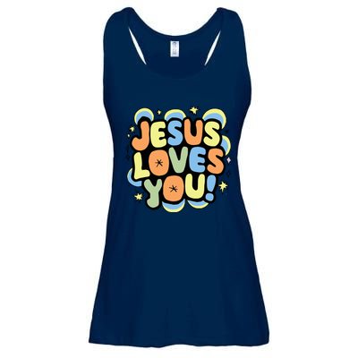 Jesus Loves You Lord Christian Faith Bible Christianity Ladies Essential Flowy Tank