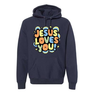 Jesus Loves You Lord Christian Faith Bible Christianity Premium Hoodie