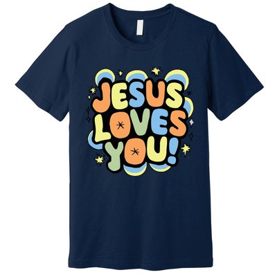 Jesus Loves You Lord Christian Faith Bible Christianity Premium T-Shirt