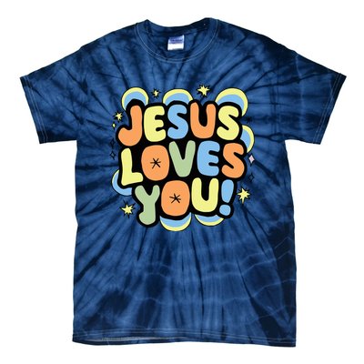 Jesus Loves You Lord Christian Faith Bible Christianity Tie-Dye T-Shirt