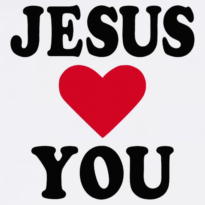 Jesus Loves You Cooling Performance Crew T-Shirt