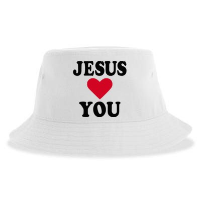 Jesus Loves You Sustainable Bucket Hat