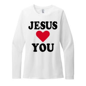 Jesus Loves You Womens CVC Long Sleeve Shirt