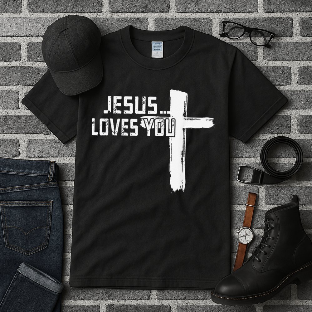 Jesus Loves You Christian Funny Saying Religious Jesus Tall T-Shirt