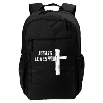 Jesus Loves You Christian Funny Saying Religious Jesus Backpack