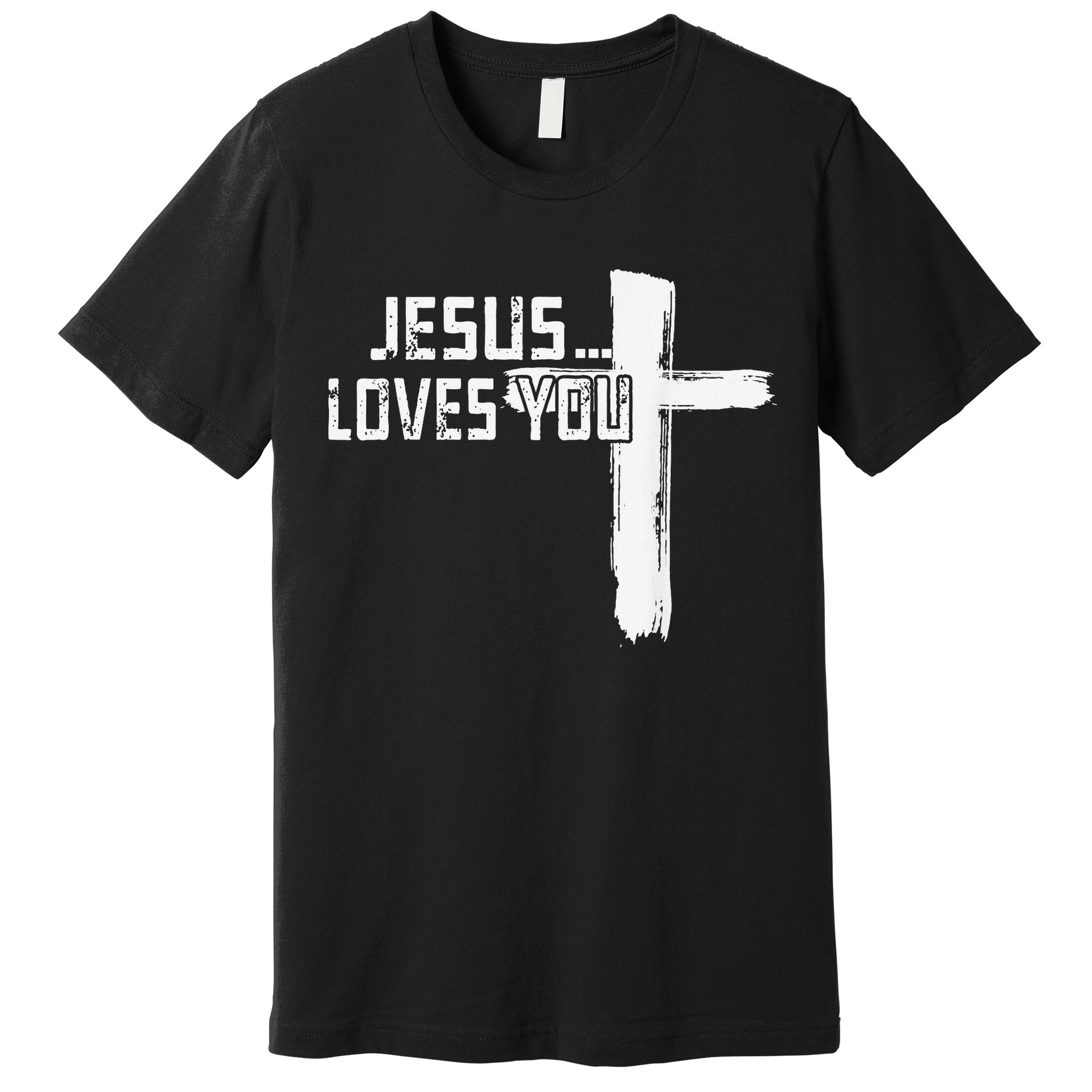 Jesus Loves You Christian Funny Saying Religious Jesus Premium T-Shirt