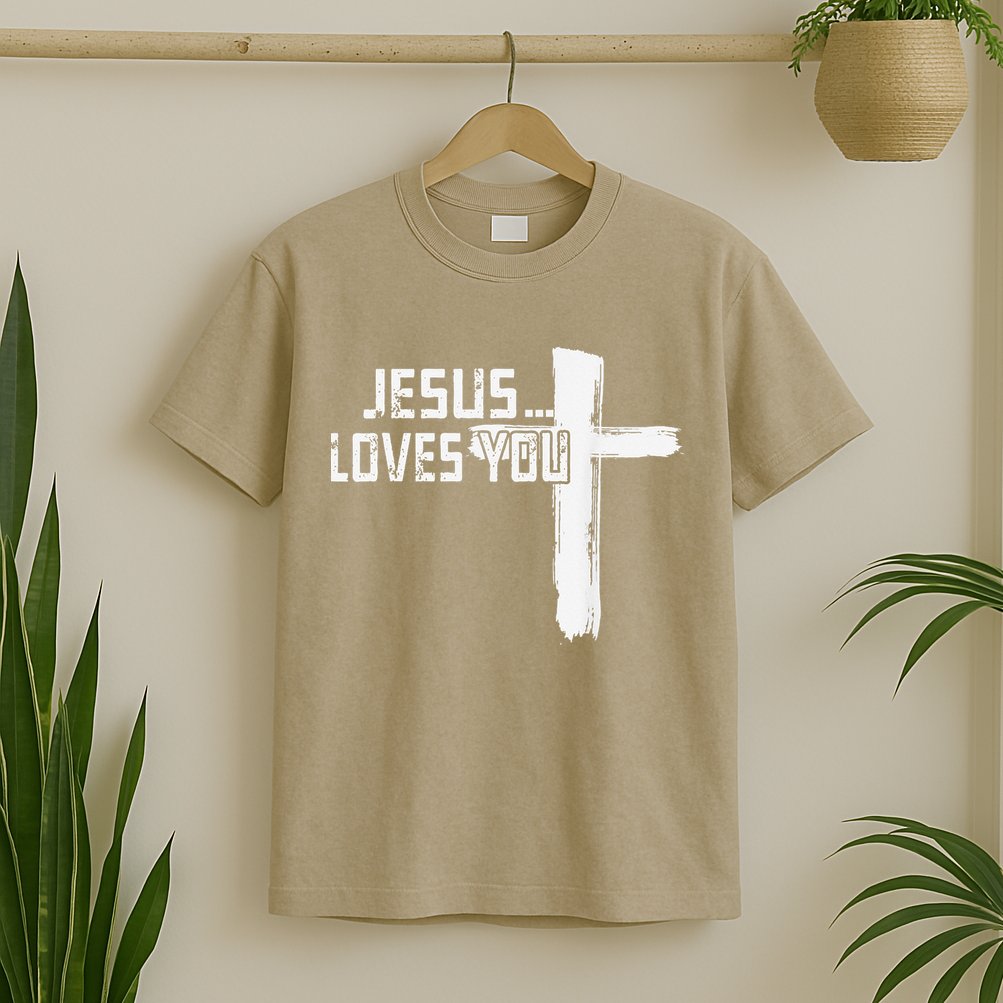 Jesus Loves You Christian Funny Saying Religious Jesus T-Shirt