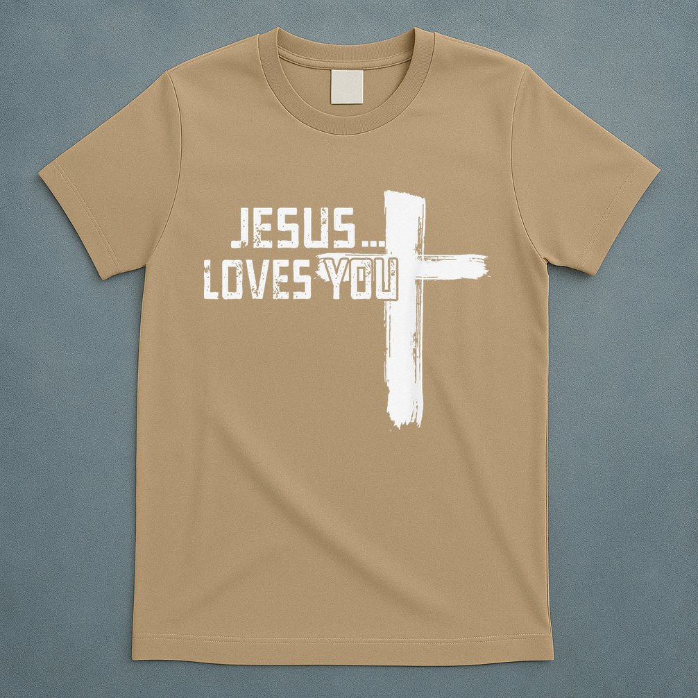 Jesus Loves You Christian Funny Saying Religious Jesus T-Shirt