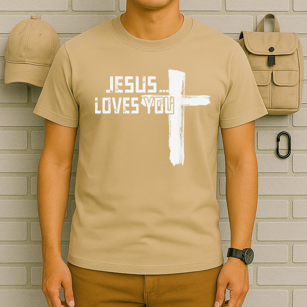 Jesus Loves You Christian Funny Saying Religious Jesus T-Shirt