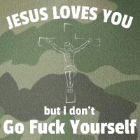Jesus Loves You But I Don't Go FCK Yourself Legacy Tie Dye Trucker Hat