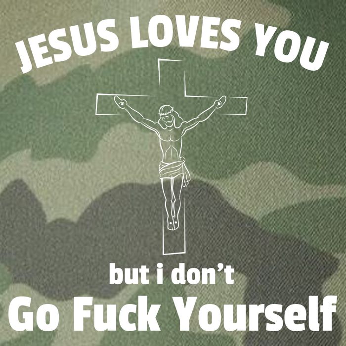 Jesus Loves You But I Don't Go FCK Yourself Legacy Tie Dye Trucker Hat