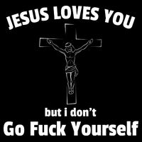 Jesus Loves You But I Don't Go FCK Yourself 7-Panel Snapback Hat