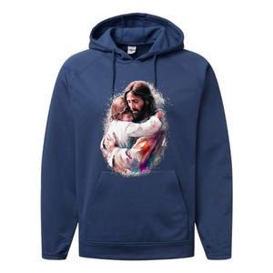 Jesus Loves You Performance Fleece Hoodie