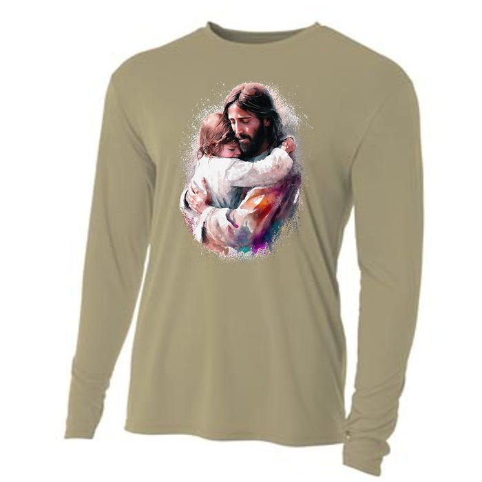 Jesus Loves You Cooling Performance Long Sleeve Crew