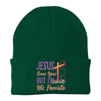 Jesus Loves You But I'm His Favorite Design Knit Cap Winter Beanie