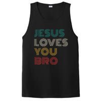 Jesus Loves You Bro Funny Christian PosiCharge Competitor Tank