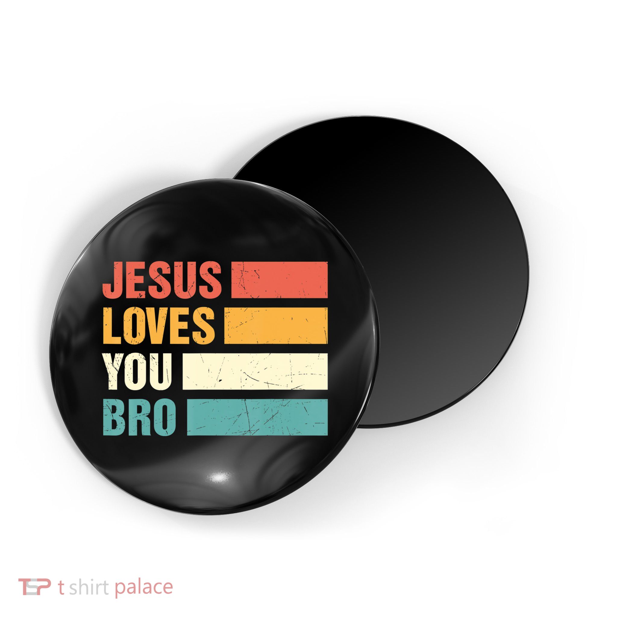 Jesus Loves You Bro Retro Vintage Style Women Magnet