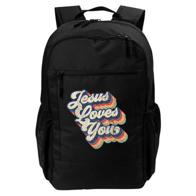 Jesus Loves You Retro Vintage Style Backpack