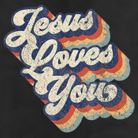 Jesus Loves You Retro Vintage Style Beanie