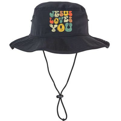 Jesus Loves You Retro Vintage Style Gift Bucket Hat