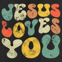 Jesus Loves You Retro Vintage Style Gift Hat