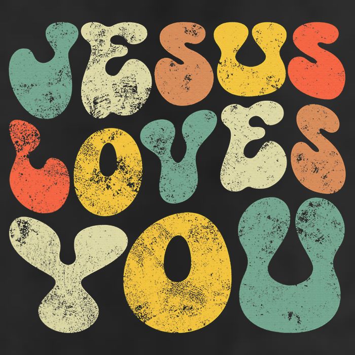 Jesus Loves You Retro Vintage Style Gift Hat