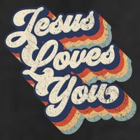 Jesus Loves You Retro Vintage Style Graphic Design Gift Hat