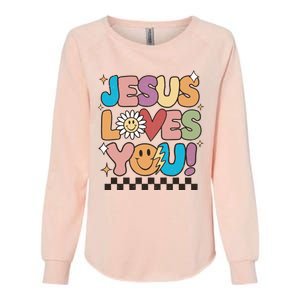 Jesus Loves You Come To Christ Our Lord Christian Catholic Womens California Wash Sweatshirt