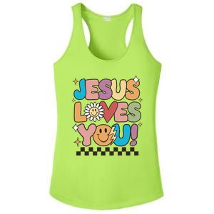 Jesus Loves You Come To Christ Our Lord Christian Catholic Ladies PosiCharge Competitor Racerback Tank