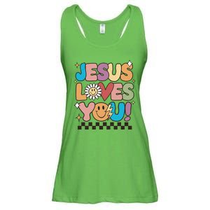 Jesus Loves You Come To Christ Our Lord Christian Catholic Ladies Essential Flowy Tank