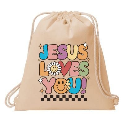 Jesus Loves You Come To Christ Our Lord Christian Catholic Drawstring Bag