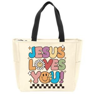 Jesus Loves You Come To Christ Our Lord Christian Catholic Zip Tote Bag