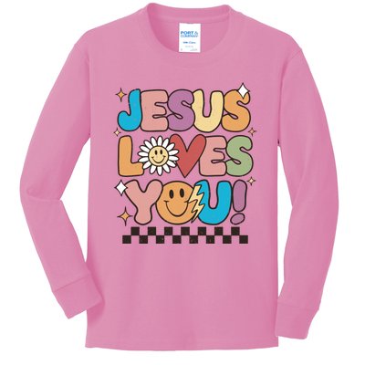 Jesus Loves You Come To Christ Our Lord Christian Catholic Kids Long Sleeve Shirt