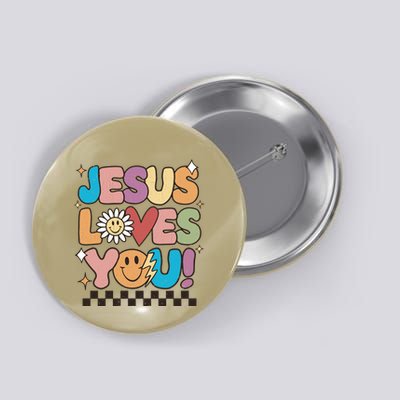 Jesus Loves You Come To Christ Our Lord Christian Catholic Button