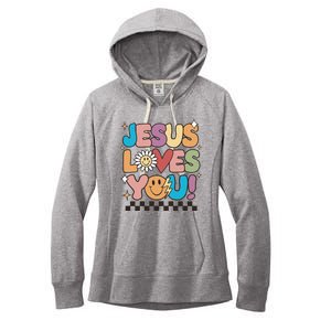 Jesus Loves You Come To Christ Our Lord Christian Catholic Women's Fleece Hoodie