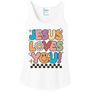 Jesus Loves You Come To Christ Our Lord Christian Catholic Ladies Essential Tank