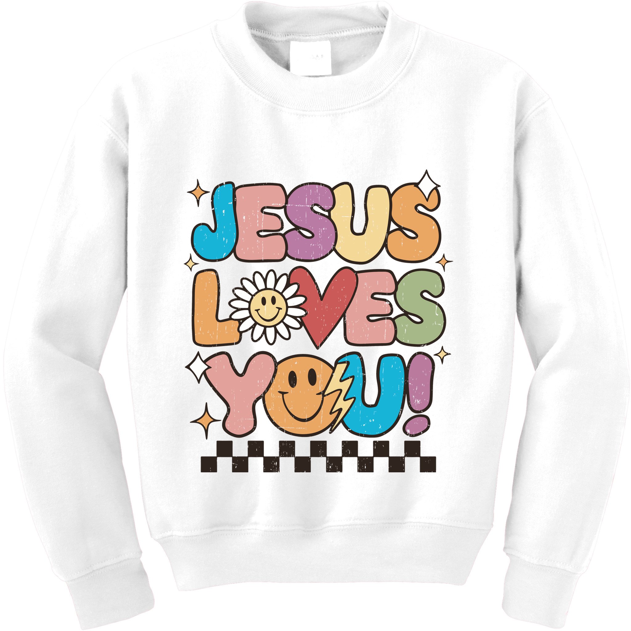 Jesus Loves You Come To Christ Our Lord Christian Catholic Kids Sweatshirt
