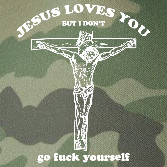 Jesus Loves You But I Dont Legacy Tie Dye Trucker Hat