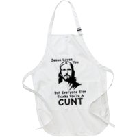 Jesus Loves You But Still A Cunt Apron
